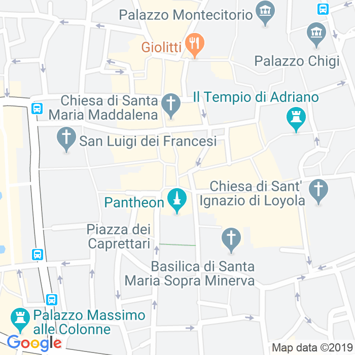 CAP di Piazza Della Rotonda a Roma