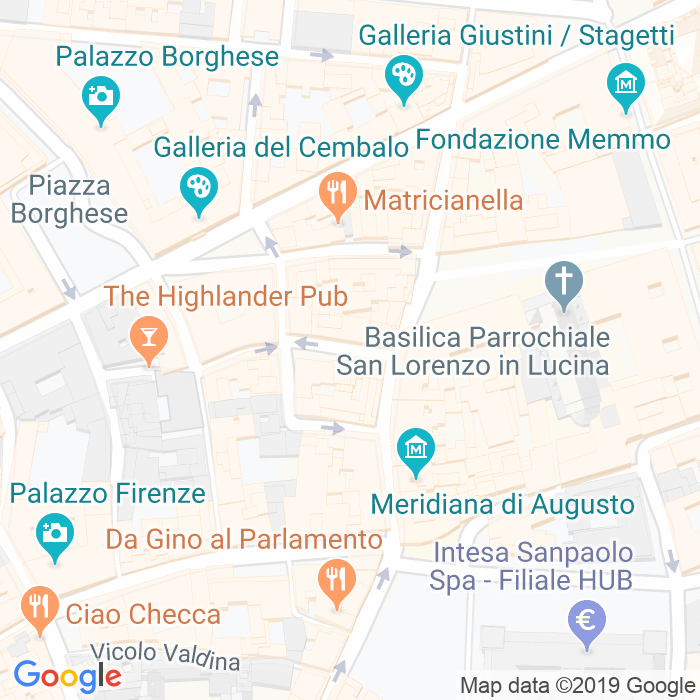 CAP di Piazza Della Torretta a Roma