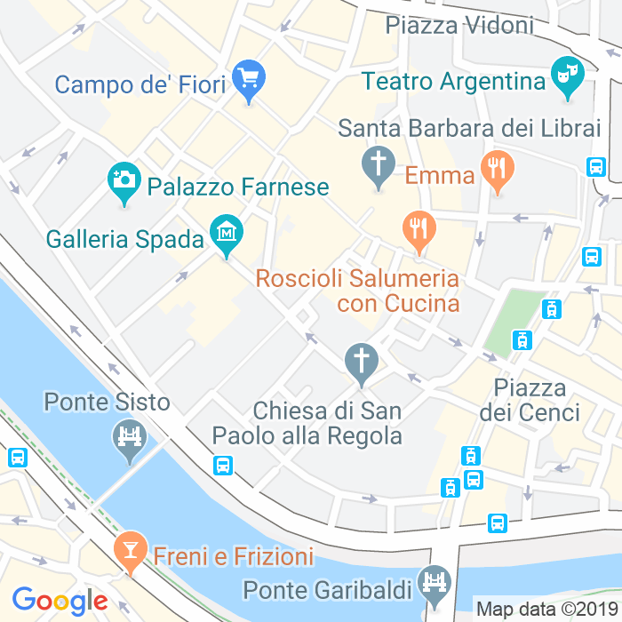 CAP di Piazza Della Trinita'Dei Pellegrini a Roma