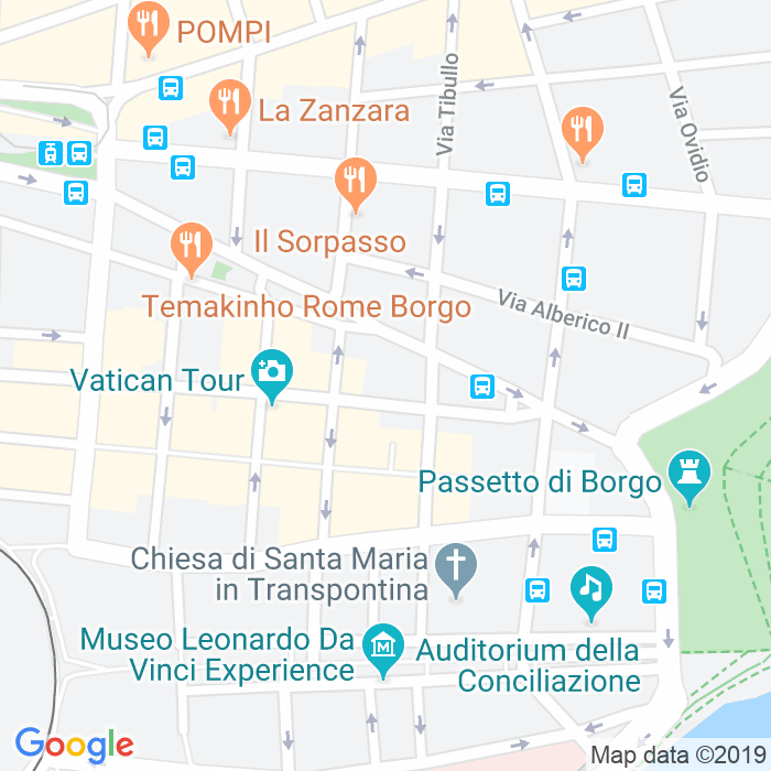 CAP di Piazza Delle Vaschette a Roma