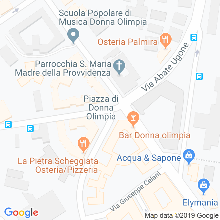 CAP di Piazza Di Donna Olimpia a Roma