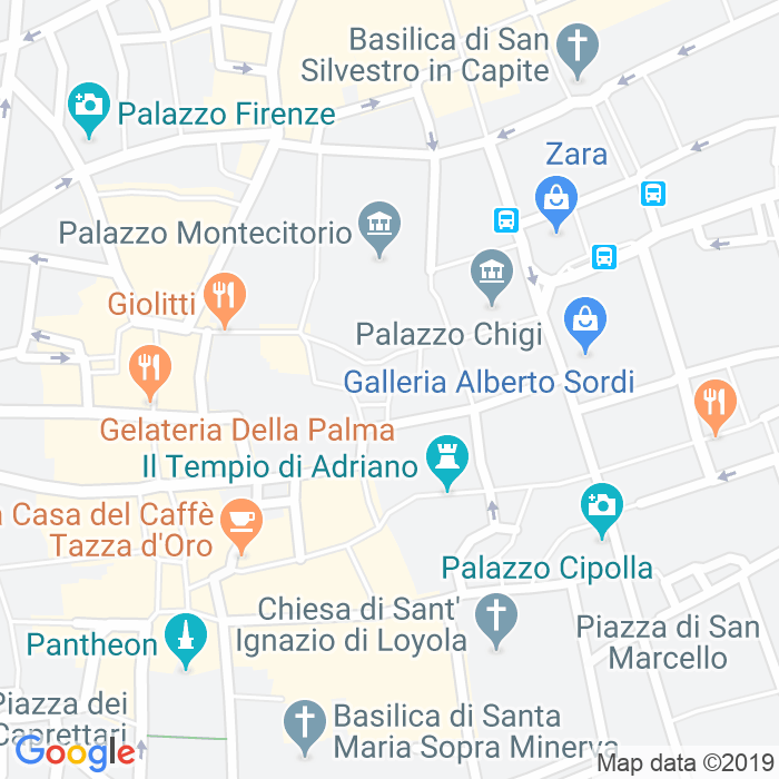 CAP di Piazza Di Monte Citorio a Roma