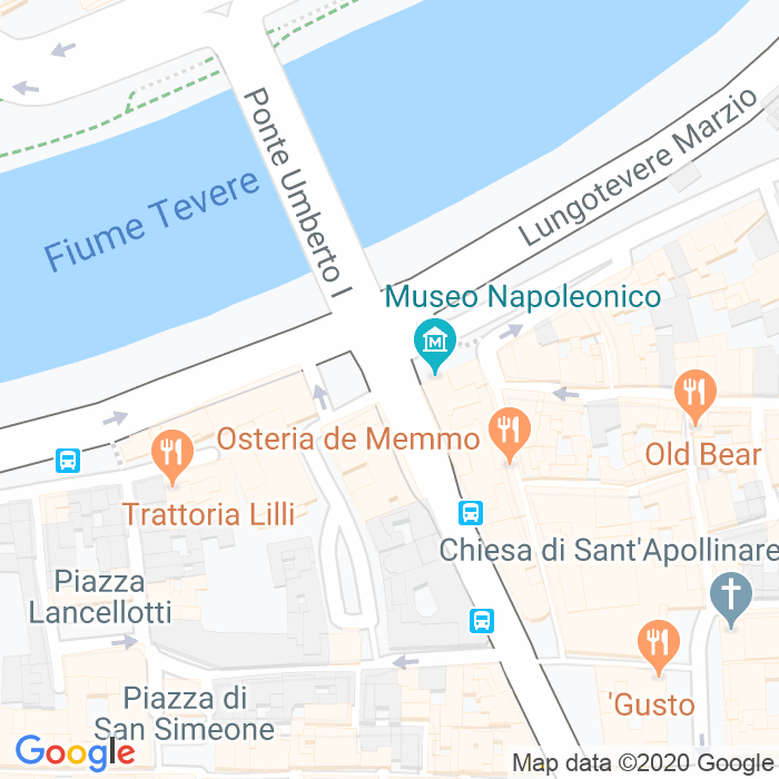 CAP di Piazza Di Ponte Umberto I a Roma