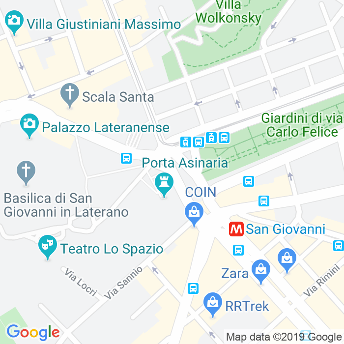 CAP di Piazza Di Porta San Giovanni a Roma