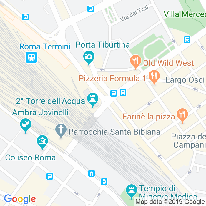 CAP di Piazza Di Porta San Lorenzo a Roma