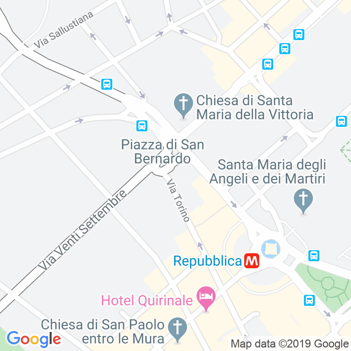 CAP di Piazza Di San Bernardo a Roma