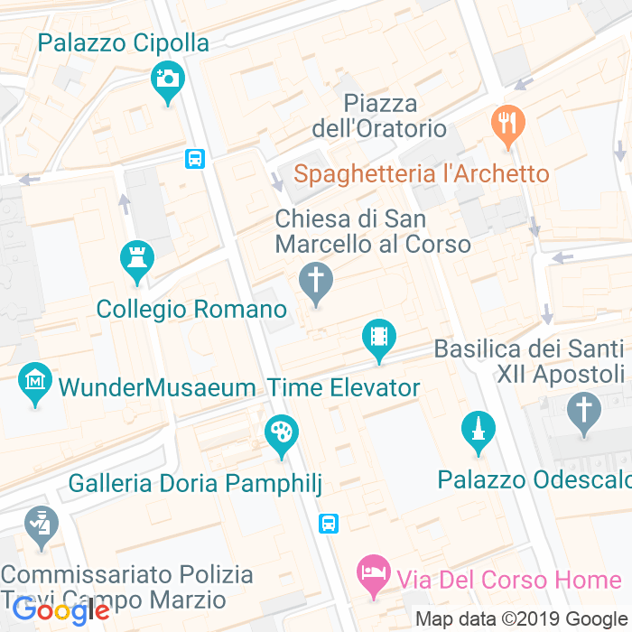 CAP di Piazza Di San Marcello a Roma