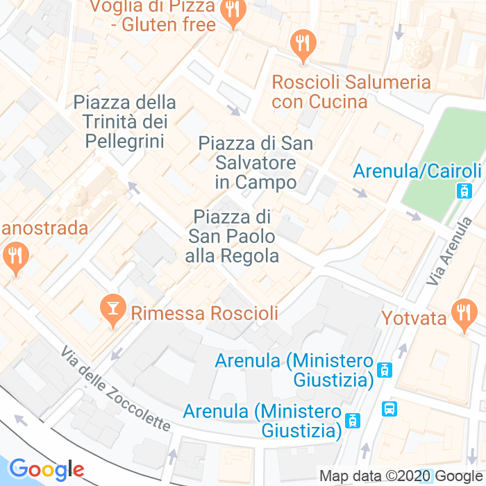 CAP di Piazza Di San Paolo Alla Regola a Roma