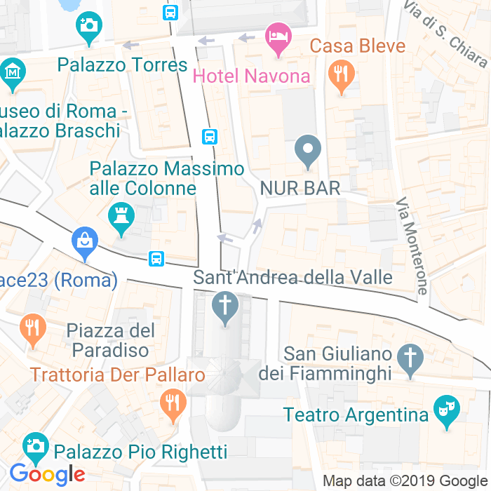 CAP di Piazza Di Sant'Andrea Della Valle a Roma