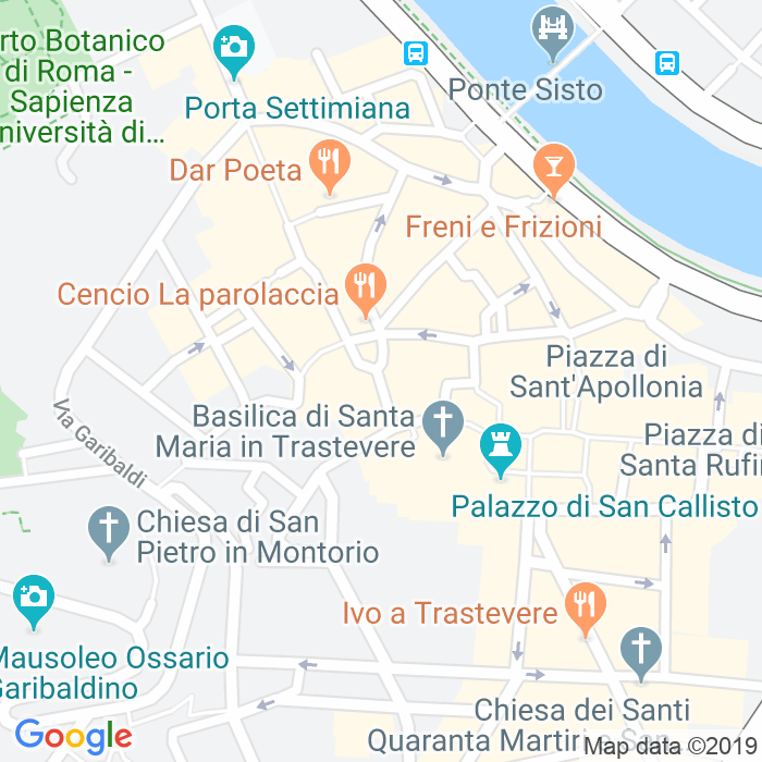 CAP di Piazza Di Sant'Egidio a Roma