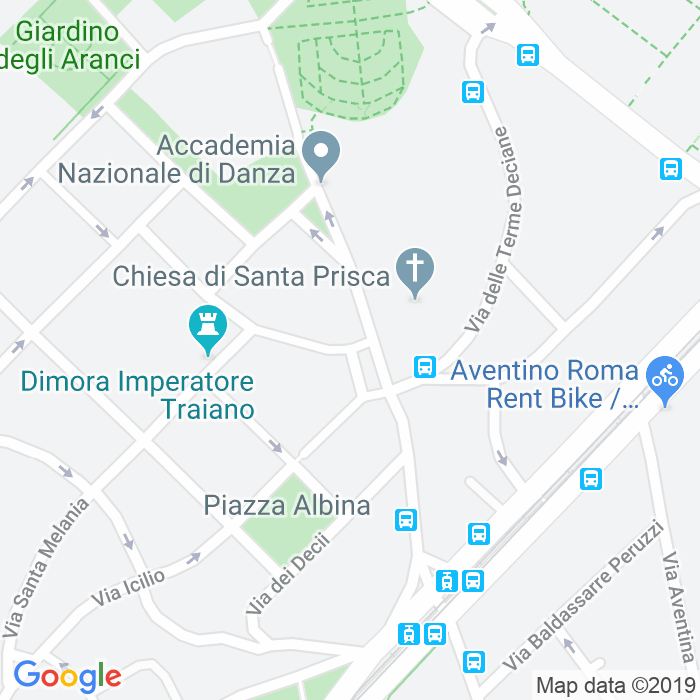 CAP di Piazza Di Santa Prisca a Roma