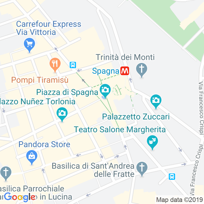 CAP di Piazza Di Spagna a Roma