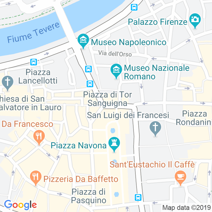 CAP di Piazza Di Tor Sanguigna a Roma
