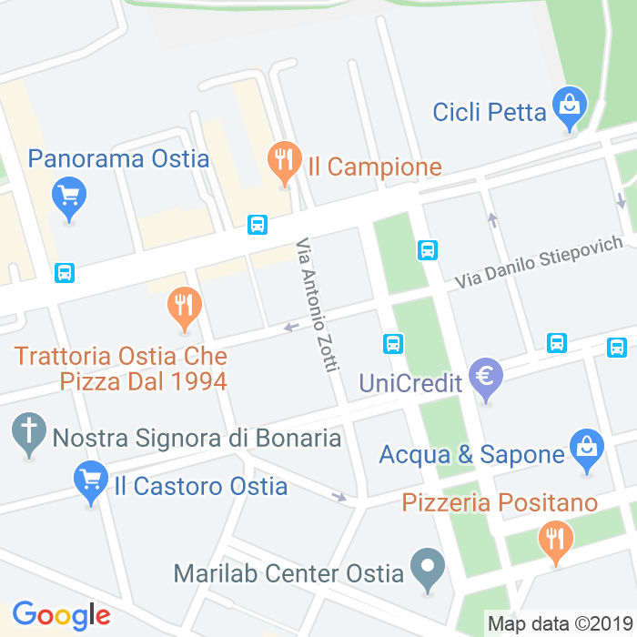CAP di Piazza Enrico Baroni a Roma