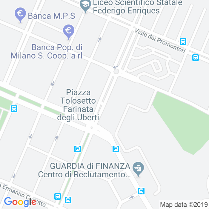 CAP di Piazza Farinati Degli Uberti Tosoletto a Roma