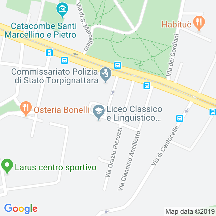CAP di Piazza Francesco Zambeccari a Roma