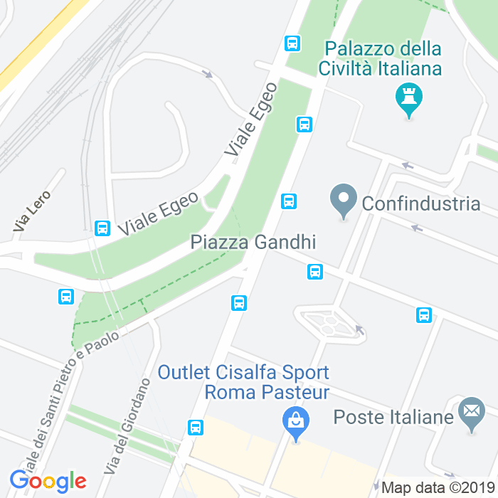 CAP di Piazza Gandhi a Roma