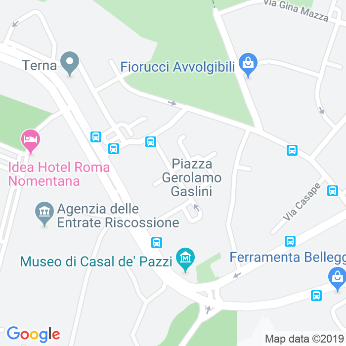 CAP di Piazza Gerolamo Gaslini a Roma
