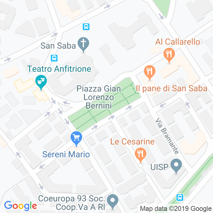 CAP di Piazza Gian Lorenzo Bernini a Roma