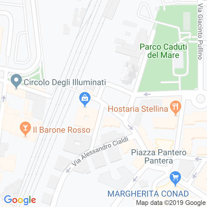 CAP di Piazza Giancarlo Vallauri a Roma