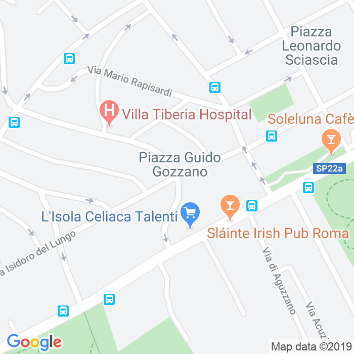CAP di Piazza Guido Gozzano a Roma