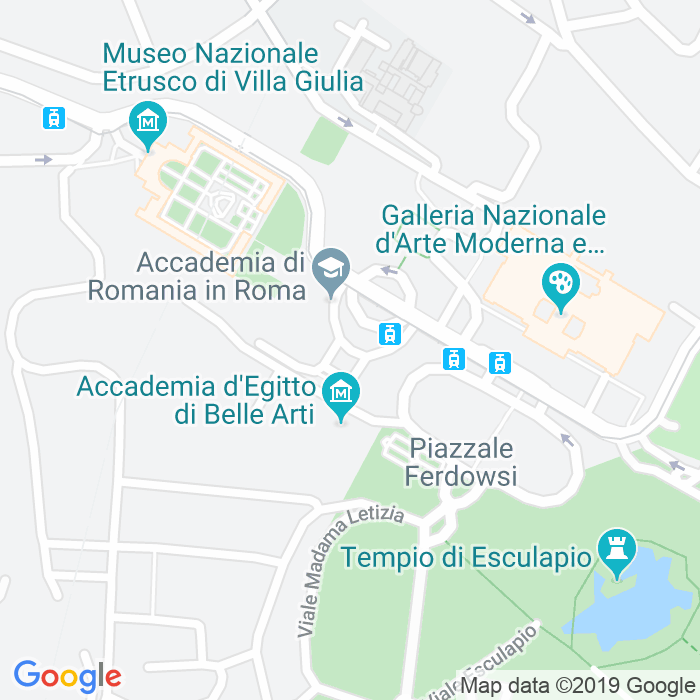CAP di Piazza Jose'De San Martin a Roma
