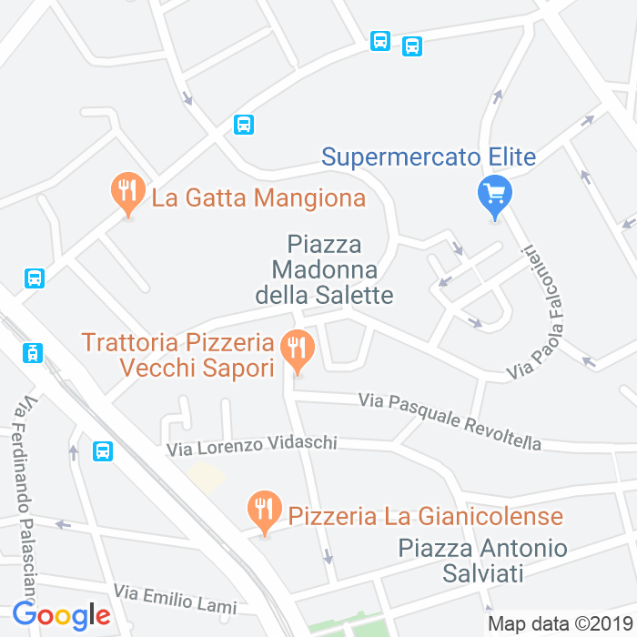 CAP di Piazza Madonna Delle Salette a Roma