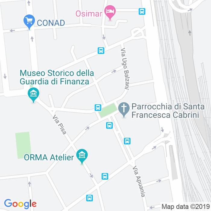 CAP di Piazza Massa Carrara a Roma