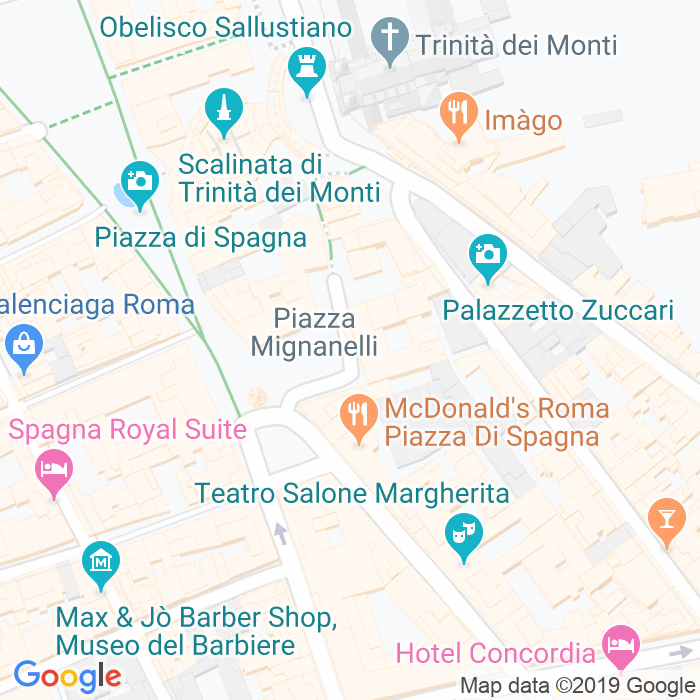 CAP di Piazza Mignanelli a Roma