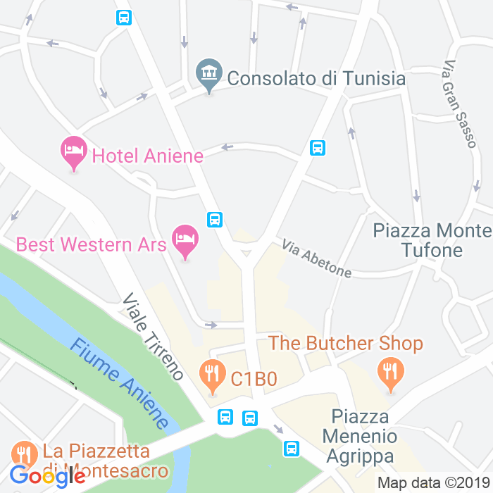 CAP di Piazza Monte Baldo a Roma