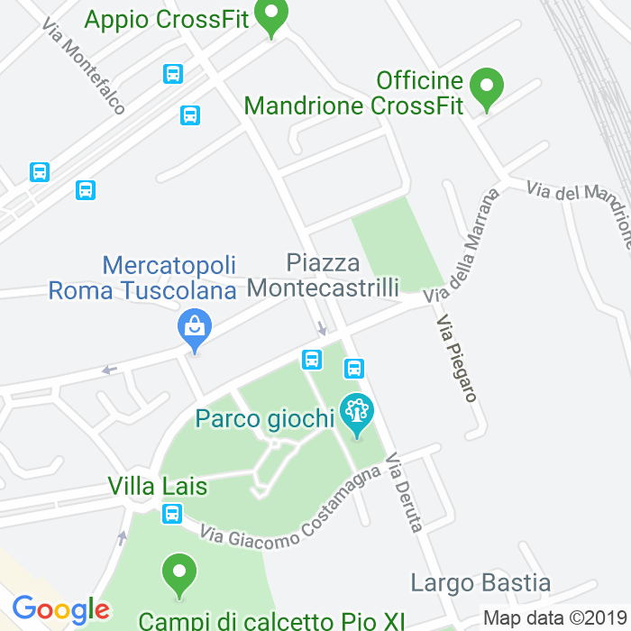 CAP di Piazza Montecastrilli a Roma
