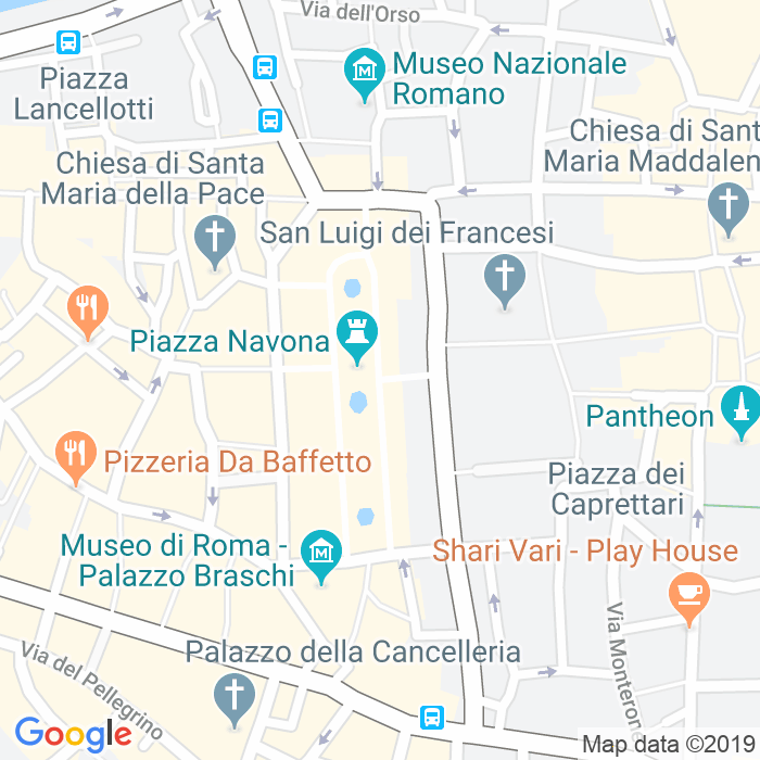 CAP di Piazza Navona a Roma