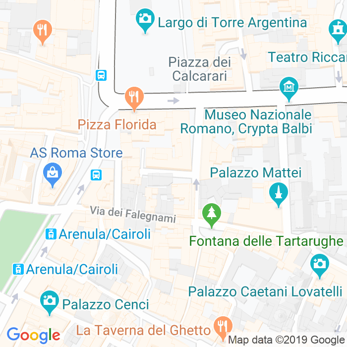 CAP di Piazza Paganica a Roma