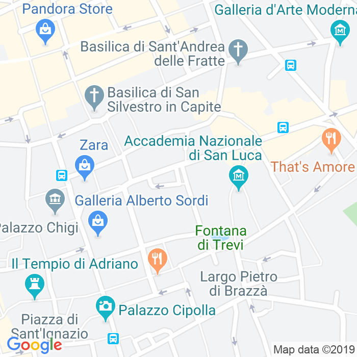 CAP di Piazza Poli a Roma