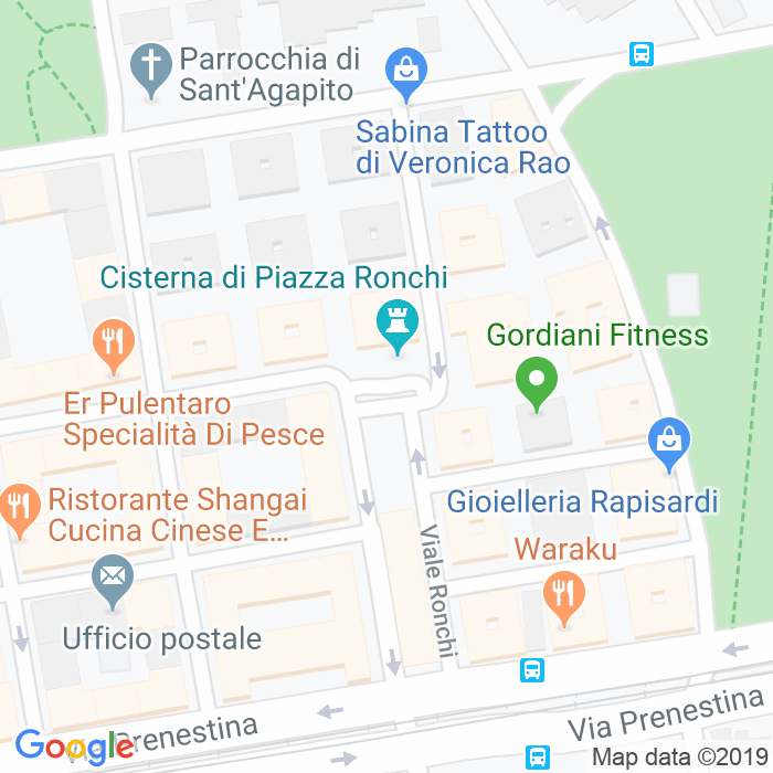 CAP di Piazza Ronchi a Roma