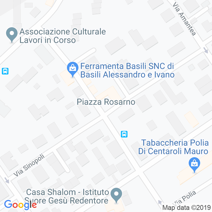 CAP di Piazza Rosarno a Roma