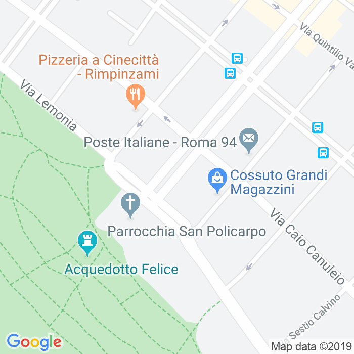 CAP di Piazza Sabino Aruleno Celio a Roma