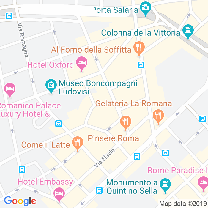 CAP di Piazza Sallustio a Roma