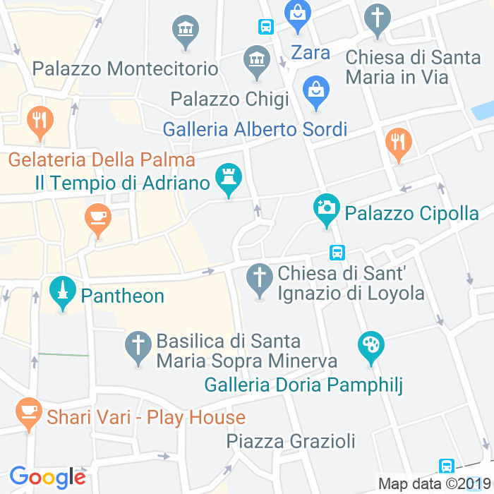 CAP di Piazza Sant'Ignazio a Roma