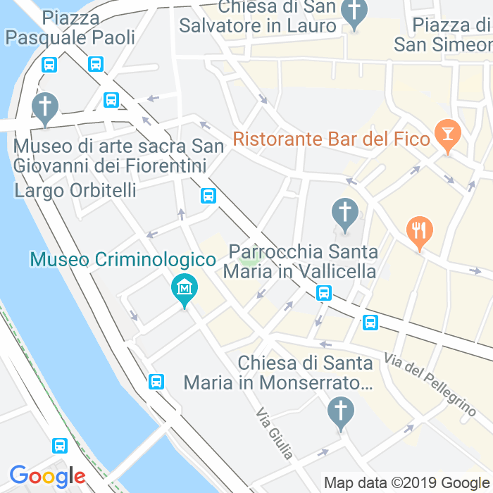 CAP di Piazza Sforza Cesarini a Roma