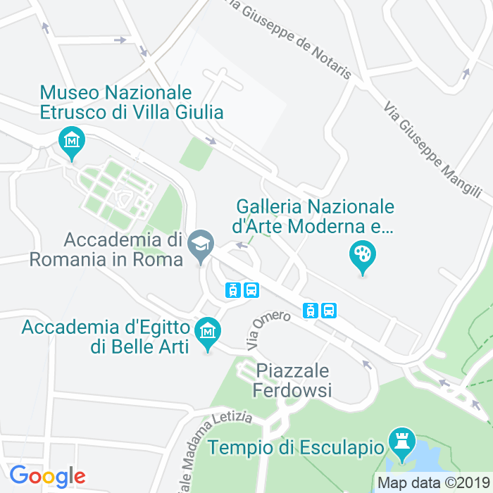 CAP di Piazza Thorvaldsen a Roma