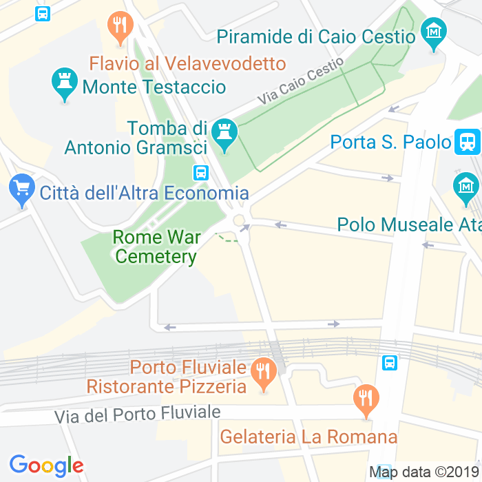 CAP di Piazza Vittorio Bottego a Roma