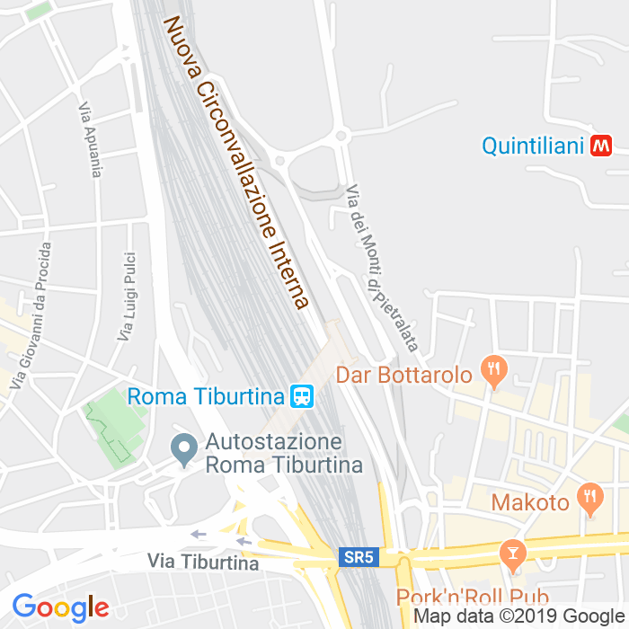 CAP di Piazzale Altiero Spinelli a Roma