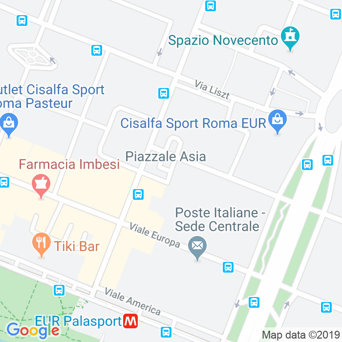 CAP di Piazzale Asia a Roma