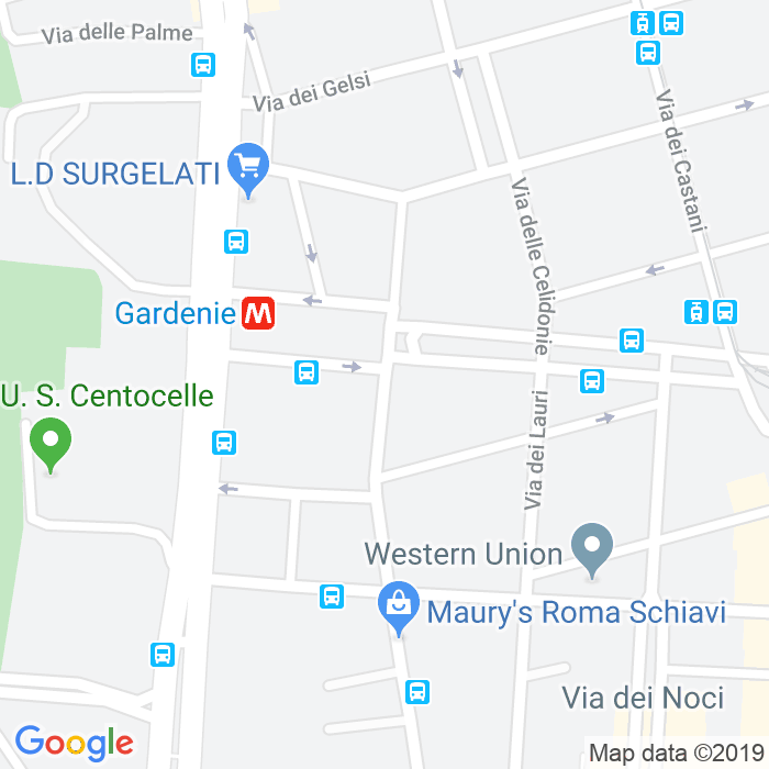 CAP di Piazzale Delle Gardenie a Roma