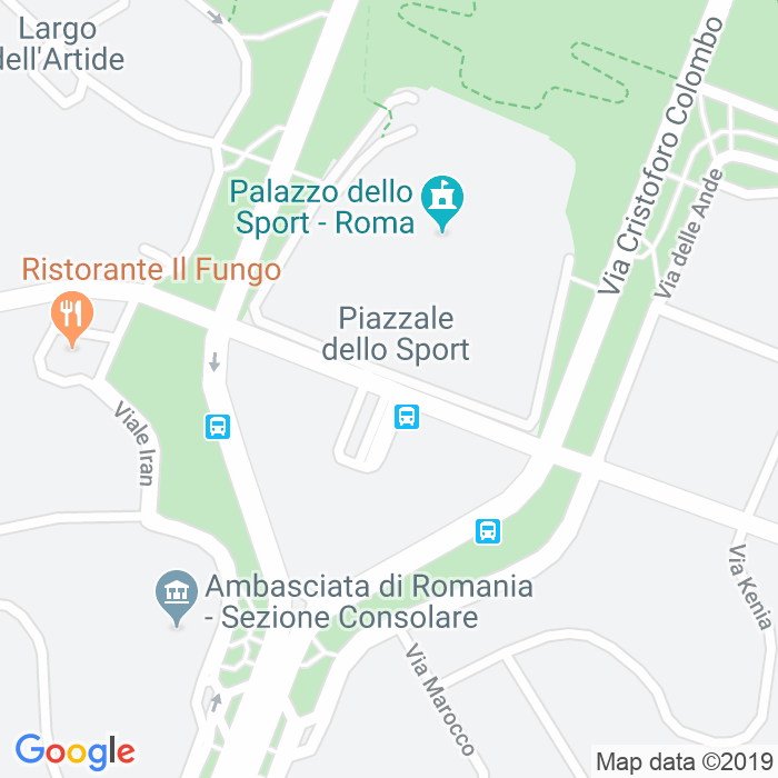 CAP di Piazzale Dello Sport a Roma