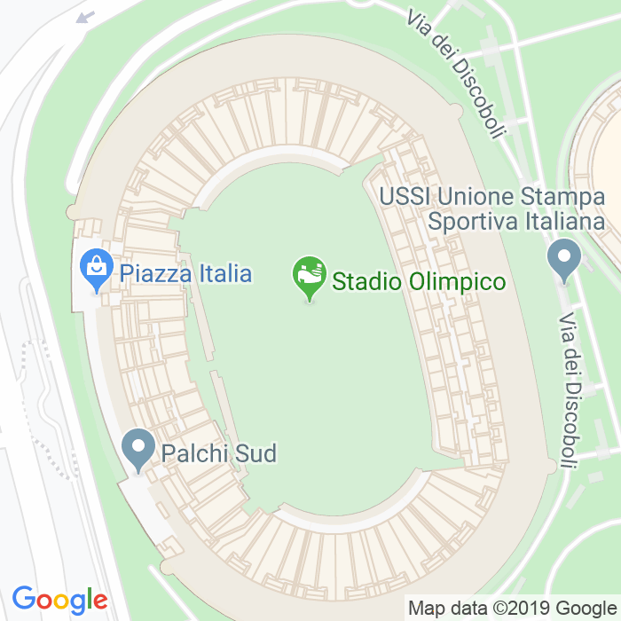CAP di Piazzale Dello Stadio Flaminio a Roma