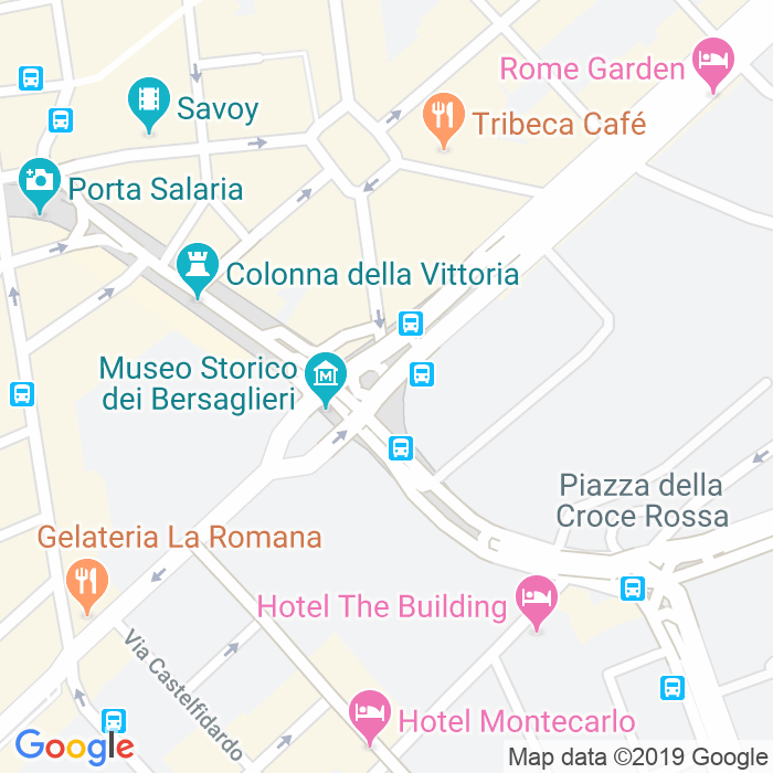 CAP di Piazzale Di Porta Pia a Roma