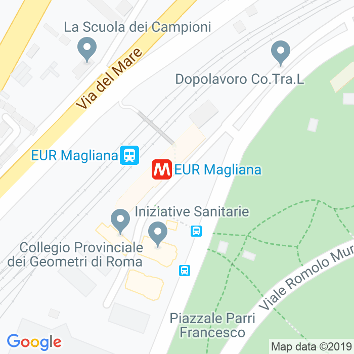 CAP di Piazzale Di Val Fiorita a Roma