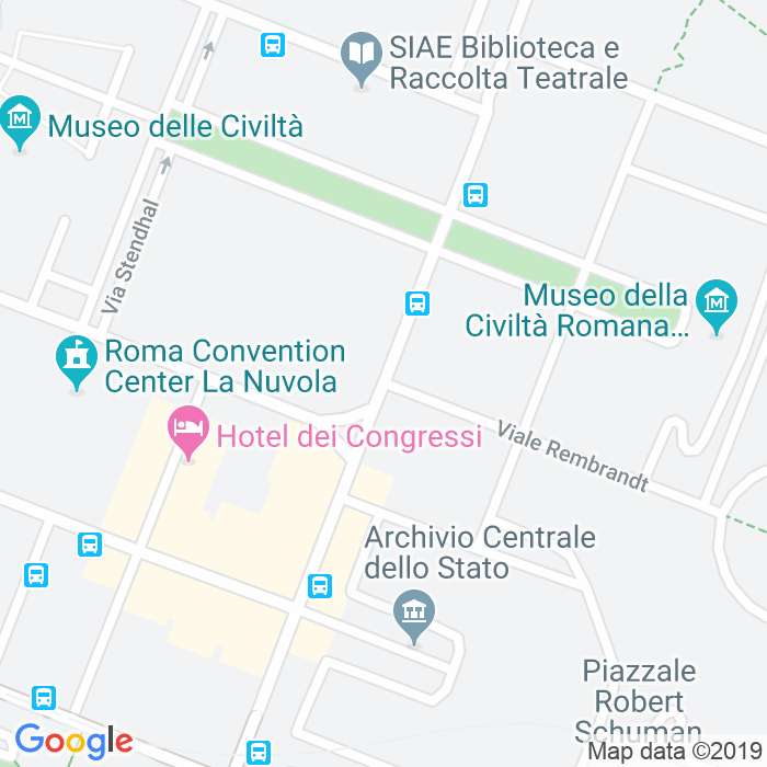 CAP di Piazzale Giulio Pastore a Roma
